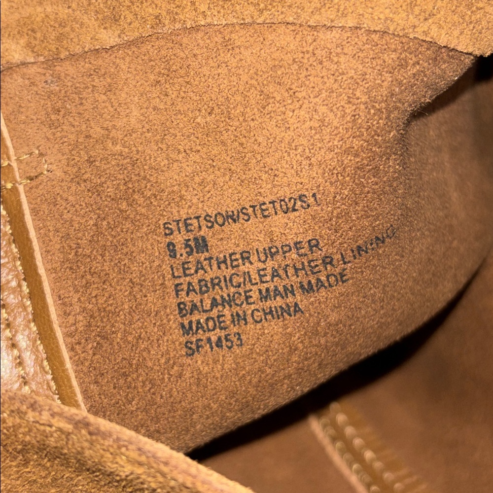 Steve Madden Stetson Western Boot SIZE 9.5M NWT - Picture 10 of 17